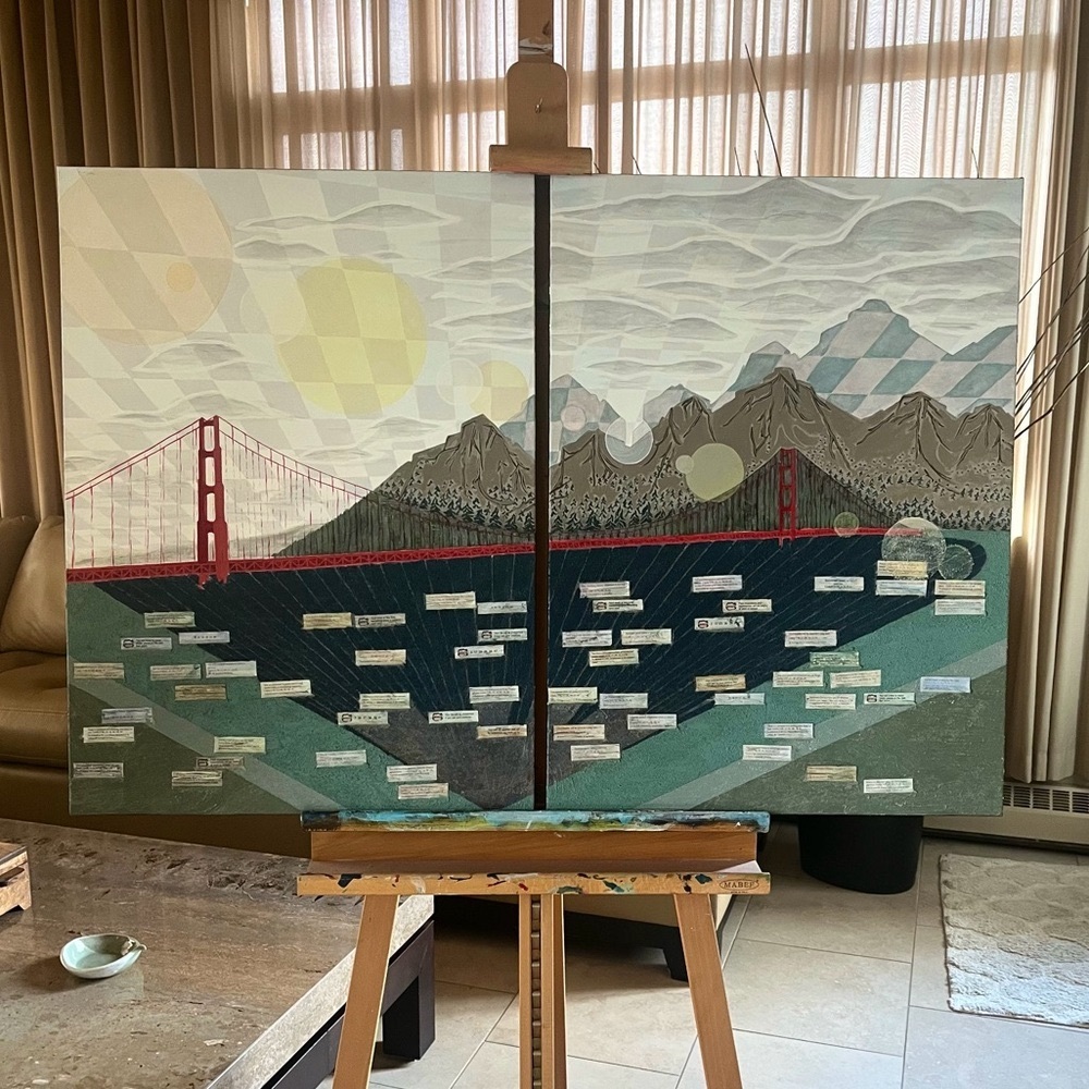 Golden Gate Bridge - Original Painting